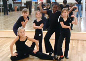 Kids dance at Newton Music Academy