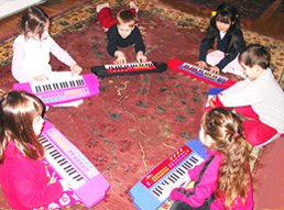 Kids in motion at Newton Music Academy